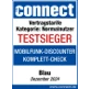  Blau überzeugt als Spitzenreiter für Normalnutzer im connect-Test
